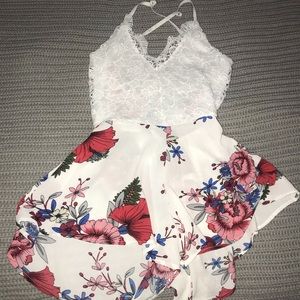Pretty, floral romper